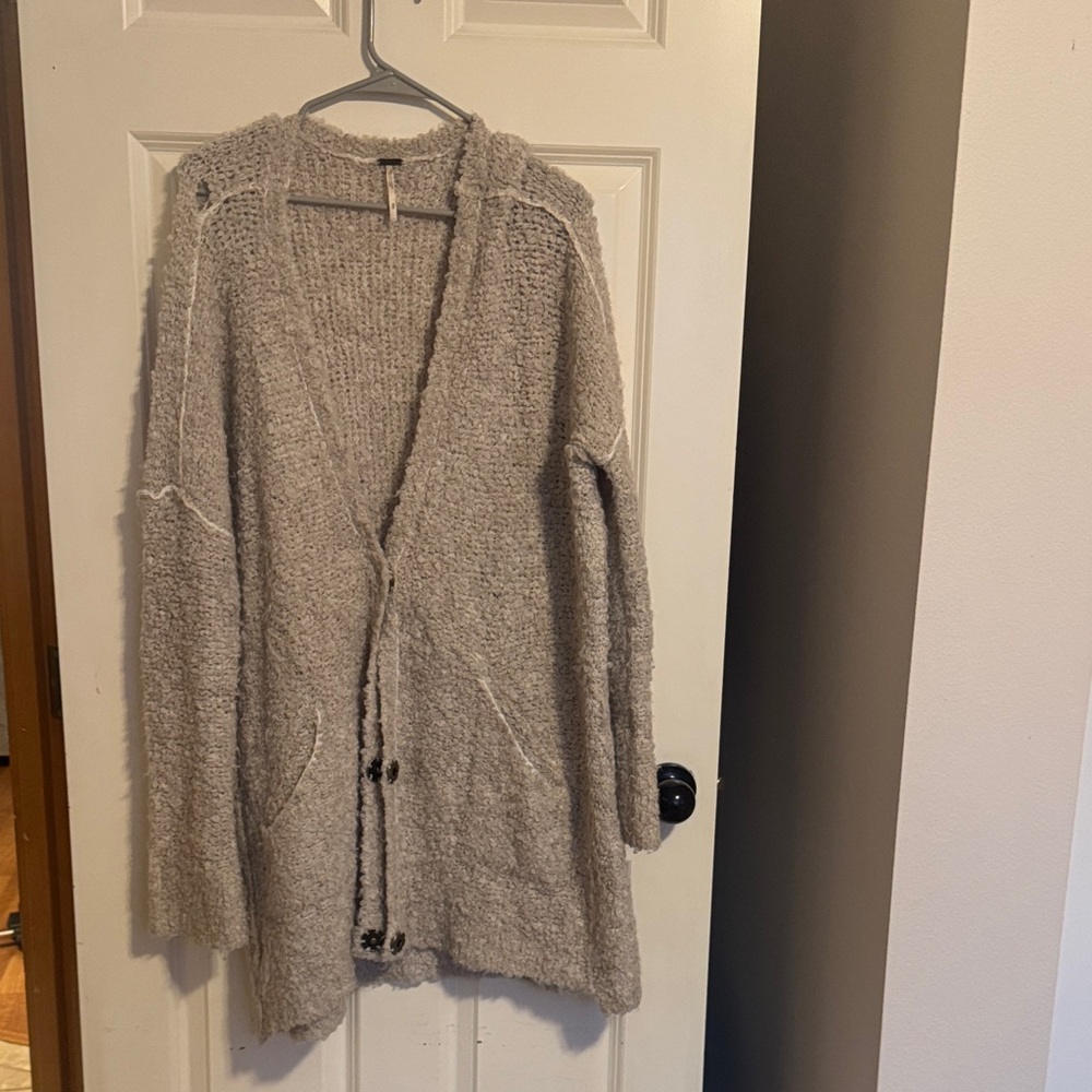 Cozy Beige Women's Sweater free people